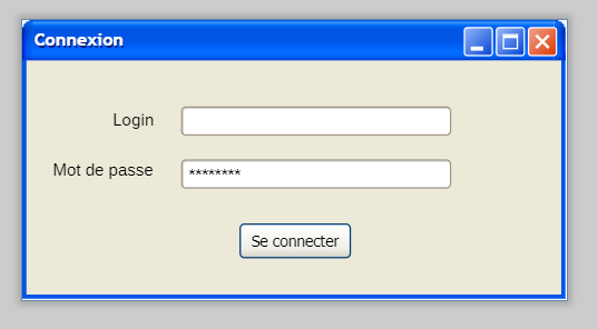 Maquette Connexion